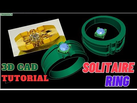 how to make a diamond ring | ring making gold | matrix cad solitaire ring | matrix 9 gold ring