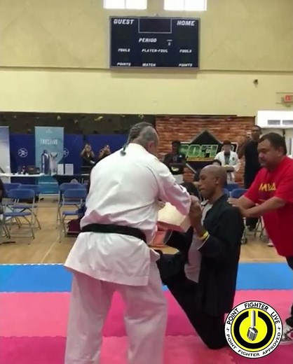 Can he break them all? Karate Board Breaking 🤕 #karate