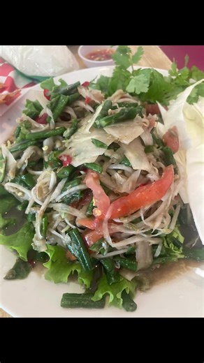 #stickrice #laostylepapayasalad #chickens #jeowbong #steakhouse Today I had some sticky rice and some papaya and some chicken wings and fish. Jeow bong. It was so good! 🧑🏿‍🦽‍➡️😋🤣😄