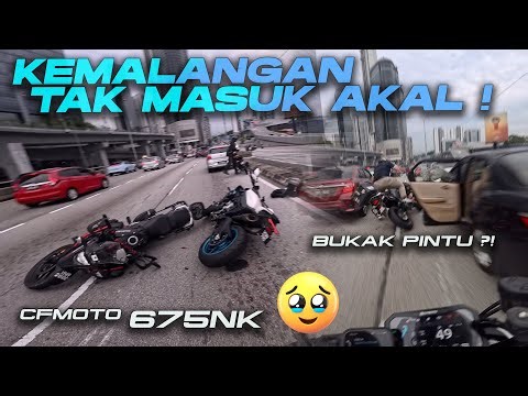 KENAPA BUKAK PINTU TENGAH HIGHWAY ?!! CFMOTO 675 NK SR MALAYSIA [4K]