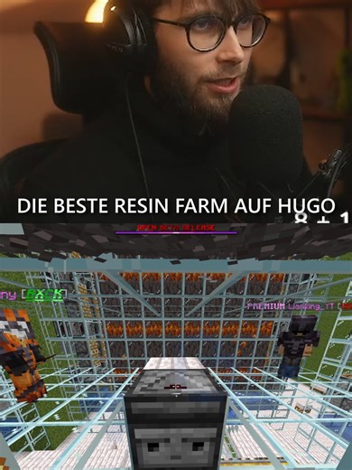 Die BESTE RESIN FARM auf HugoSMP | #hugosmp #minecraft #smp #letshugo