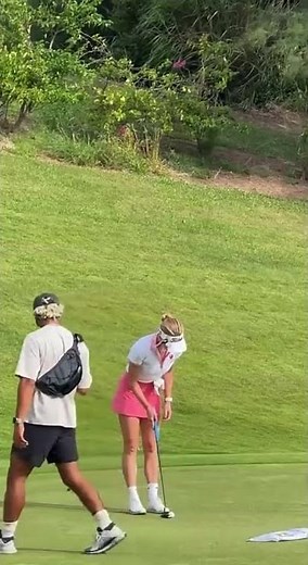 Making golf content ☺️#gracecharis #golf #golfswing