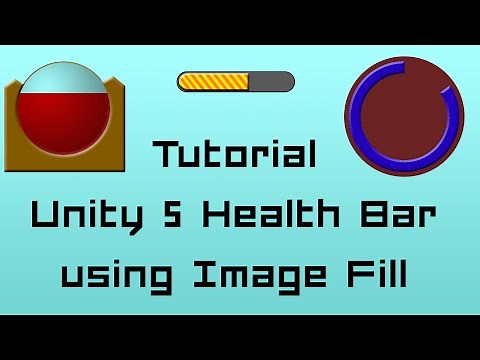 Unity 5 Tutorial: Easy Health Bar C# - using filled Imagetype