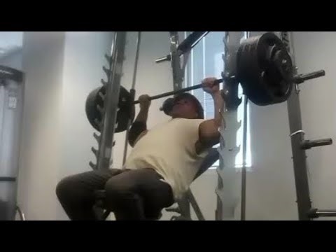 345 Lb Incline Bench Press FAIL!!