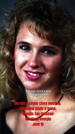 Rhonda Sue Coleman's final hours #unsolvedmysteries #truecrime #missing