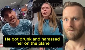 Cops take down abusive airline passenger He harassed a helpless woman on the plane and tried to deny it This original video was produced by Network Media, LLC and Connor G. | Imperfect Crimes