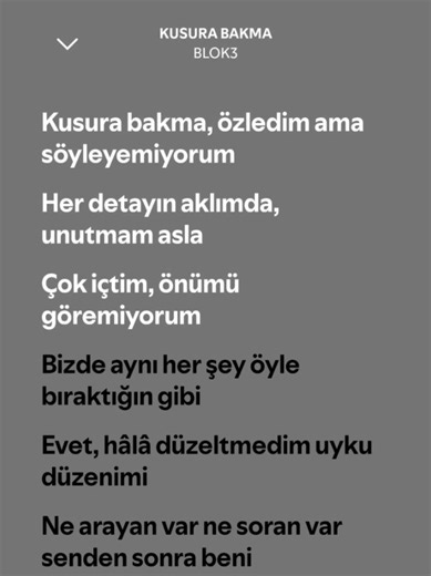 Kusura Bakma, Seni Çok Özledim - Duygusal Bir Paylaşım