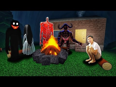 KHU RỪNG TOÀN LÀ MA TRONG ROBLOX | Thử Thách SlenderMan