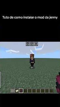 😈Toturial de COMO instala o MOD da JENNY no Minecraft 😱#minecraft #jenny