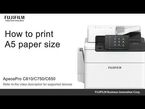 How to print A5 paper size