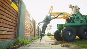 Do you work in demolition? Check out our hydraulic rock breaker, which is robust, powerful and versatile. Ideal for both internal and external demolition, breaking up pavements, sidewalks and driveways or for the removal of tiles. Enquire one today: https://www.kangaloader.com/product/rock-breaker/ | Kanga Loaders