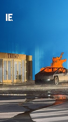 Interesting Engineering on Instagram: "Multiple fireworks and fuel tanks were found in the truck bed of the Cybertruck that exploded in front of Trump Hotel in Vegas. What could be behind it?"