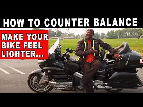How To Counter Balance A Motorcycle | Make Your Feel Less Heavy