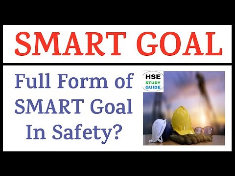 What Is SMART GOAL In Safety | SMART GOAL | Full Form Of SMART GOAL In Safety | HSE STUDY GUIDE