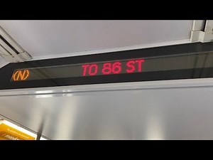 BMT Subway: R160B Siemens (N) Train Ride from Ditmars Blvd-Astoria to Gravesend-86th Street