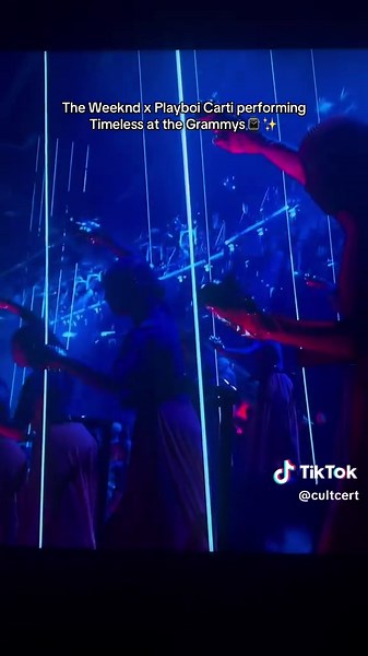 The Weeknd and Playboi Carti Perform 'Timeless' at Grammys