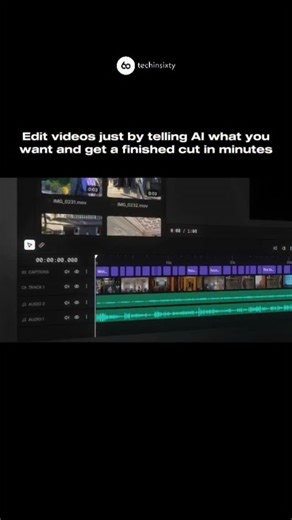 Techinsixty | AI | Apps | Web on Instagram: "Comment " Edit " for link Cardboard is a browser based AI video editor that turns raw footage into a clean first cut in minutes. You can describe edits in plain language and the system automatically applies complex timeline changes while keeping professional quality output. Key Features • AI powered automatic video editing • Natural language editing commands • Smart trim, silence removal and auto captions • Search clips based on what happens in the vi
