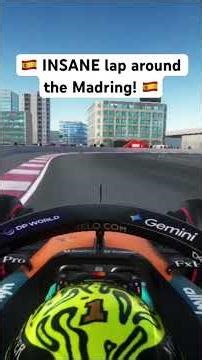 INCREDIBLE lap around Madrid! #shorts #monoposto #monoposto2026 #formula1