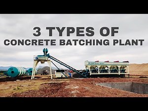 TYPES OF CONCRETE BATCHING PLANTS | Mobile, Compact & Inline RMC Plants India | +91-9825173105
