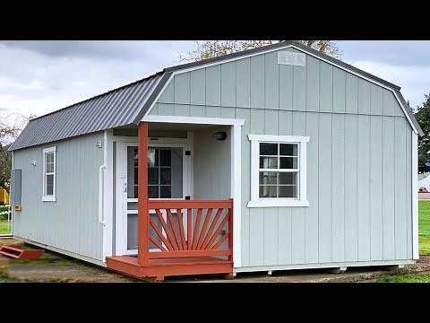 Gorgeous Beautiful Old Hickory Shed Has Been Finished Into Amazing Tiny Home
