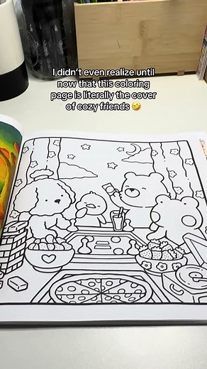 Coloring with Me: Cozy Friends Tutorial