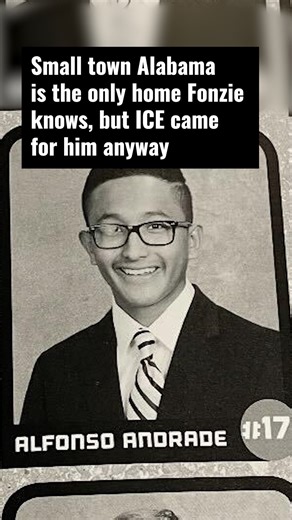 Alfonso Andrade, known as Fonzie to family and friends, grew up in Blountsville, Alabama. He was a teenager when he learned he was not an American citizen. Now, it’s a coin flip whether a judge will order his deportation, or allow him to stay in this country with his fiancee and their 1-year-old son. #ice #alabama | al.com