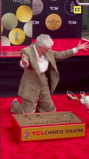 Glenn Close Was Honored at the TCL Chinese Theatre With Her Dog Pip by Her Side #glennclose