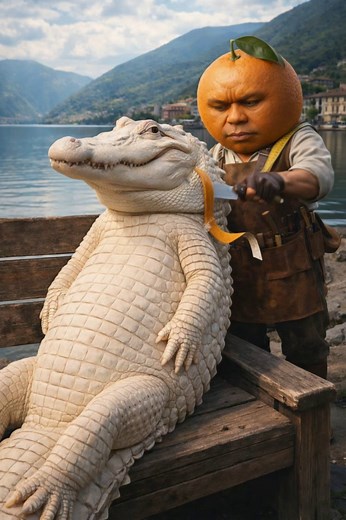 Udin Helps a Gator | Italian Brainrot