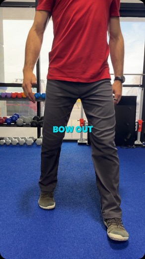 Zac Cupples on Instagram: "Long ride in, partner? Bow legs aren’t reserved for cowboys alone. If the muscles at the back of the pelvis get tight, the pelvis is pushed forward and looks “tucked under”. This happens to pick up external rotation at the hip. Hip external rotation or turning of the thighs outward is what creates that classic cowboy look. To improve hip mobility and straighten those legs out, opening up the back of the pelvis is key. Try this wall squat movement to restore hip motion 