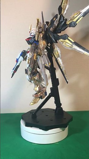 【プレバン限定】MGEX 1/100 ストライクフリーダムガンダム [メカニカルクリア] 完成したので通常版にパーツを取り付けてみた #shorts #gundam #gunpla