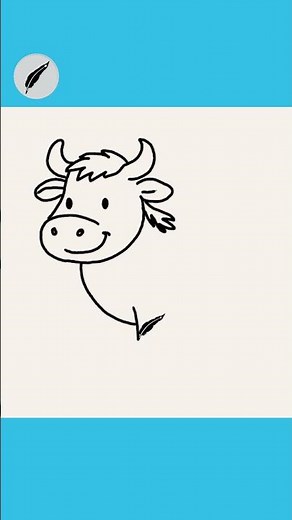 How to Draw a Stylized Ox A Simple, Easy and Minimalist Drawing Tutorial #lidoartworks