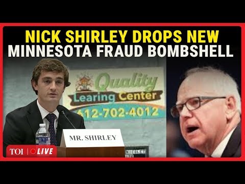 'Walz Saw Billions Leaving Account': Nick Shirley Testimony ROCKS Minnesota Fraud Hearing