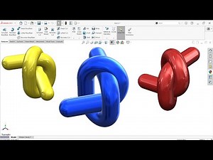 How to make a knot in solidworks | Solidworks Tutorial