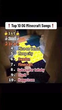 Top 10 NOSTALGIC Minecraft Songs