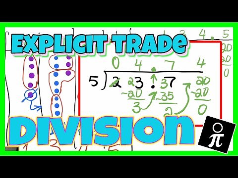 Division using the Explicit Trade Method