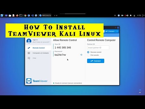 Installing TeamViewer on Kali Linux