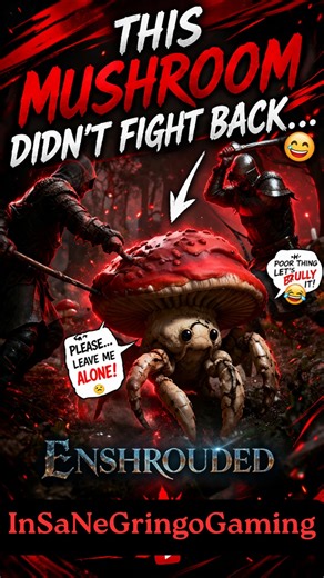 This Mushroom Didn't Fight Back…| Enshrouded Short #enshrouded #enshroudedgame
