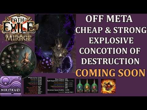 Poe 3.28 | Explosive Concoction of Destruction | Off Meta | Strong and Cheap | Coming soon