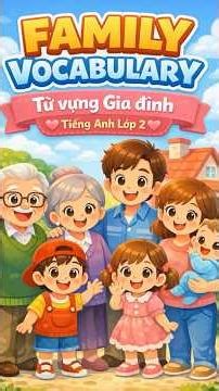 Family Vocabulary for Kids Learn Family Members in English Grade 2 English Shorts