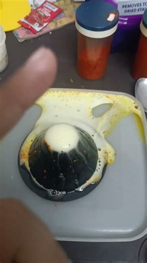 scientific research on volcano explosion 💥 # science 61 kit # baking soda and vinegar☠️# watch part1