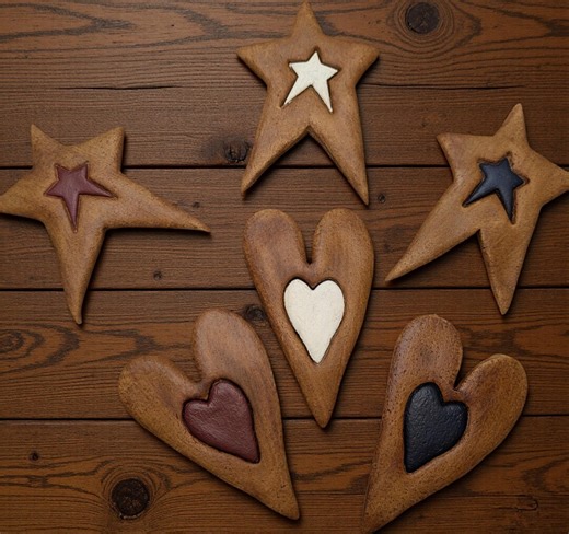 Primitive Patriotic Salt Dough Bowl Fillers Set of 3/ Tiered Tray Decor, Americana Decor Bowl Fillers - Etsy