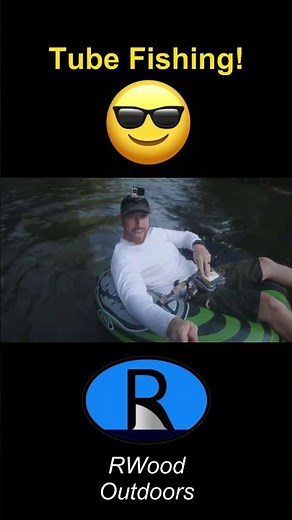 Inner Tube Fishing! #troutfishing #rainbowtrout #smokeymountains