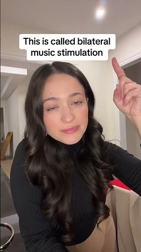 Bilateral music stimulation like you’re hearing here involves listening to music that alternates