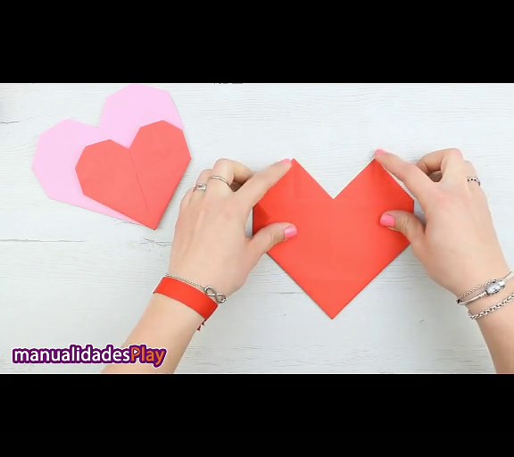 Cómo hacer un corazón de origami fácil y rápido