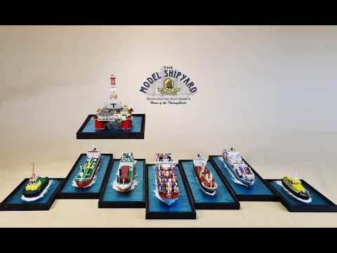 Waterline Bookshelf Model Ships