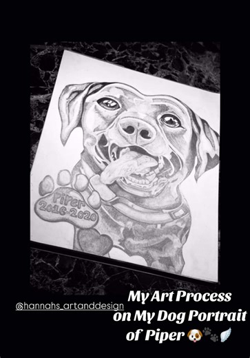 Piper Portrait: Art Process from Start to Finish