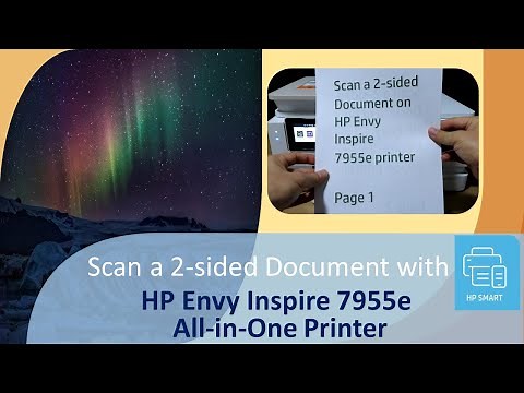 HP Envy Inspire 7955e All In One printer : Scan a 2 sided document with HP Smart app