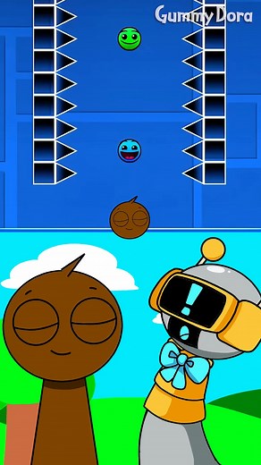 114K views · 597 reactions | Incredibox Sprunki in geometry Dash | Zippy Animation | Facebook