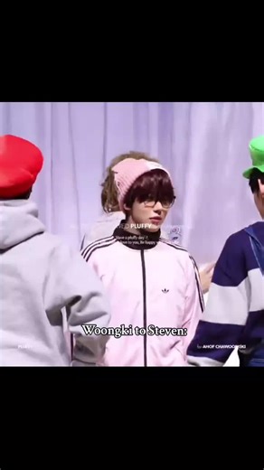 PRETTYZ do the flirt with Steven 🤭 credits: woongki clips: @forchawoongki shuaibo and stejay clips: @chel_main_ #stejay #shuaiven #stewoo #ahof #fyp
