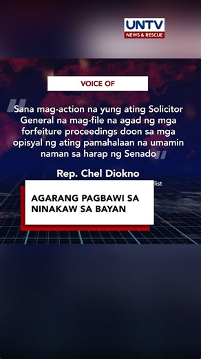 2.9K views · 126 reactions | Civil forfeiture cases, nais ipahain sa mga dawit sa mga anomalya sa flood control projects | UNTV News and Rescue | Facebook